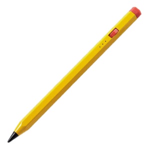 エレコム　充電式アクティブタッチペン／ｉＰａｄ専用／六角軸　イエロー　Ｐ－ＴＰＡＣＡＰＥＮ０１ＹＬ　１本1