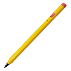 エレコム　充電式アクティブタッチペン／ｉＰａｄ専用／三角軸　イエロー　Ｐ－ＴＰＡＣＡＰＥＮ０２ＹＬ　１本