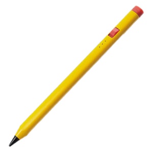 エレコム　充電式アクティブタッチペン／ｉＰａｄ専用／三角軸　イエロー　Ｐ－ＴＰＡＣＡＰＥＮ０２ＹＬ　１本1