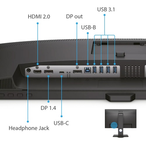 ＢｅｎＱ　２７型デザイナー向けモニター　ＰＤ２７０５Ｑ　１台5