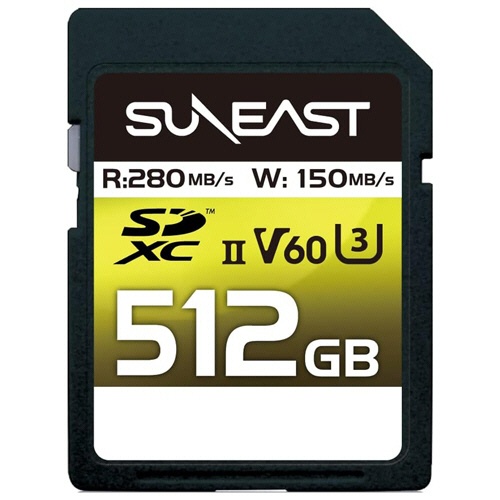 旭東エレクトロニクス　ＳＵＮＥＡＳＴ　ＳＤＸＣ　ＵＨＳ－ＩＩ　カード　５１２ＧＢ　Ｖ６０　ＳＥ－ＳＤＵ２５１２ＧＢ２８０　１枚1