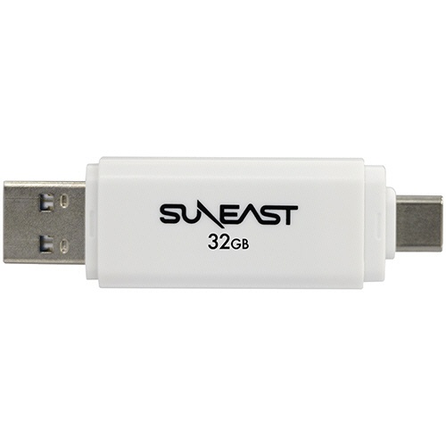旭東エレクトロニクス　ＳＵＮＥＡＳＴ　ＵＳＢ３．２　フラッシュメモリ　Ｔｙｐｅ－Ａ・Ｔｙｐｅ－Ｃ　両搭載タイプ　３２ＧＢ　ＳＥ－ＵＳＢ３．０－０３２ＧＣ１　１個2