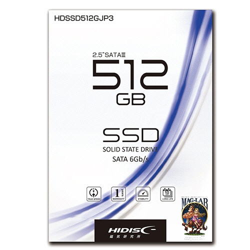 ハイディスク　２．５インチ　ＳＡＴＡ接続　内蔵ＳＳＤ　５１２ＧＢ　ＨＤＳＳＤ５１２ＧＪＰ３　１台2