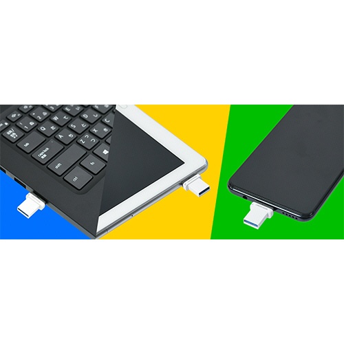 グリーンハウス　Ｔｙｐｅ－Ｃ／Ａ　ＵＳＢ３．２　Ｇｅｎ１対応　デュアルＵＳＢメモリー　１６ＧＢ　ＧＨ－ＵＦ３ＣＢ１６Ｇ－ＷＨ　１個4