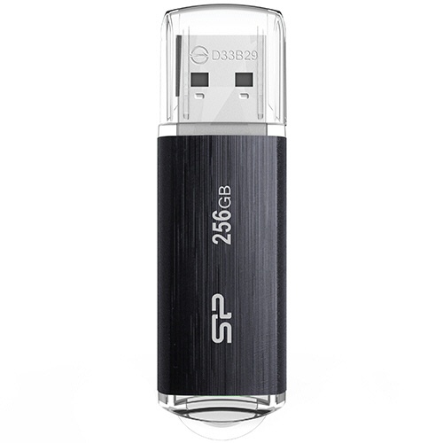 シリコンパワー　ＵＳＢ３．２　Ｇｅｎ１対応　フラッシュメモリ　Ｂｌａｚｅ　Ｂ０２　２５６ＧＢ　ブラック　ＳＰ２５６ＧＢＵＦ３Ｂ０２Ｖ１Ｋ　１個1