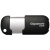 Ｇｉｇａｓｔｏｎｅ　ＵＳＢ２．０フラッシュメモリ　スライド式　３２ＧＢ　ブラック／シルバー　ＧＪＵ２３２ＧＳＬＪ　１個