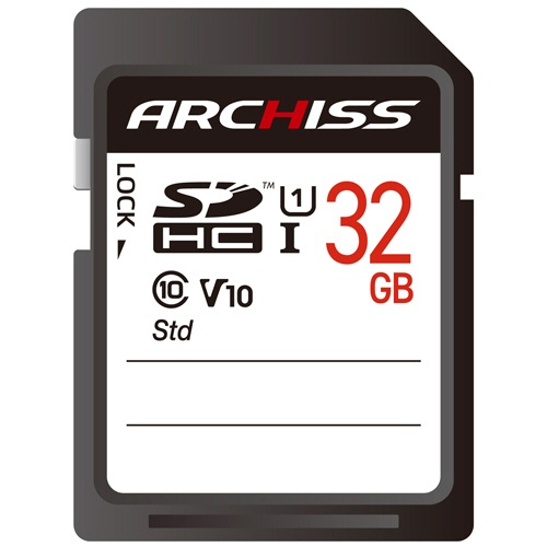 アーキス　ＳＤＨＣカード　ＵＨＳ－１　ＣＬＡＳＳ１０　紙パッケージ　３２ＧＢ　ＡＳ－０３２ＧＳＤ－ＳＵ１　１枚1