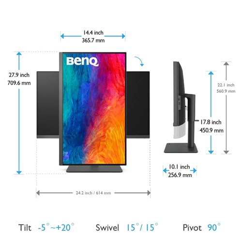ＢｅｎＱ　２７型　ＡＱＣＯＬＯＲ　４Ｋデザイナーモニター　ＰＤ２７０５Ｕ　１台9