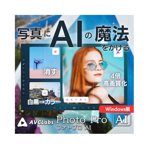 メディアナビ　ＡＶＣＬａｂｓ　ＰｈｏｔｏＰｒｏ　ＡＩ　Ｗｉｎｄｏｗｓ版　ダウンロード版　１本1