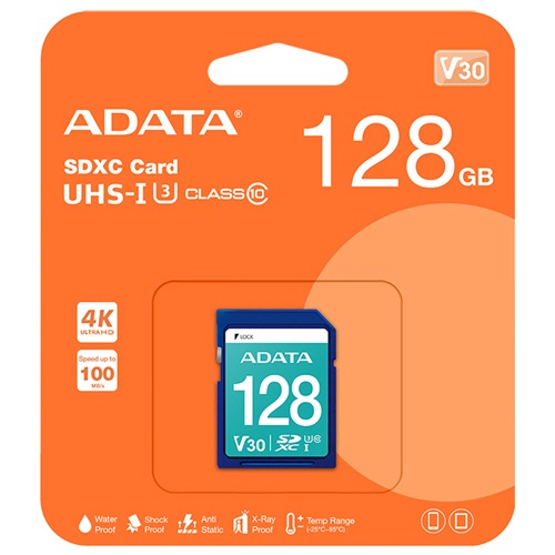 ＡＤＡＴＡ　ＳＤＸＣ　メモリーカード　１２８ＧＢ　Ｃｌａｓｓ１０　Ｖ３０　ＡＳＤＸ１２８ＧＵＩ３Ｖ３０Ｓ－Ｒ　１枚1