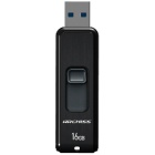 アーキス USB3.2(Gen1) スライド式フラッシュメモリ ブラック AS-U3-PSB