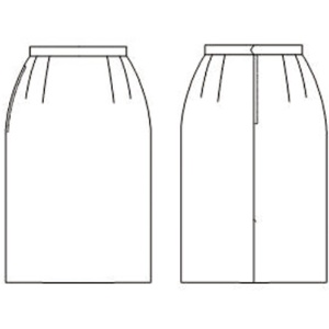 アイトス　タイトスカート　ドットクロス　ブラック（ピンクドット）　２１号　ＨＣＳ９５７０－０９９－２１　１着2