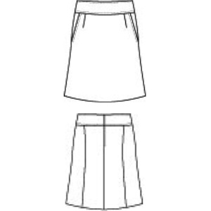 セロリー　魅せスカート（すっきりキレイ）　ドライジョーゼット　ブラック　５号　Ｓ－１５７２０－５　１着2
