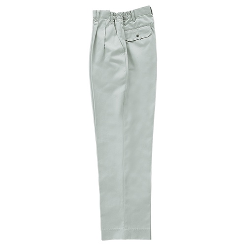 クロダルマ　レディーススラックス（ツータック・脇シャーリング）　アースグリーン　Ｌサイズ　３１３８１１－８９－Ｌ　１着1