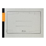 ライフ　統計ノート　Ｂ５ヨコ　６．１ｍｍ×２５行×８列　４０枚　Ｎ１１０　１セット（１０冊）