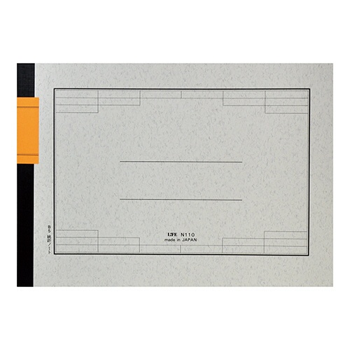 ライフ　統計ノート　Ｂ５ヨコ　６．１ｍｍ×２５行×８列　４０枚　Ｎ１１０　１セット（１０冊）1
