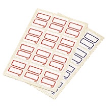 ニチバン　マイタック　リサイクルインデックス　大　２７×３４ｍｍ　赤枠　ＭＬ－１３３ＲＲ　１セット（１８００片：１８０片×１０パック）1