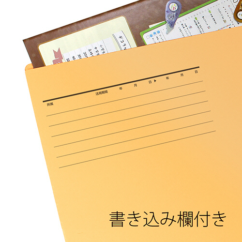 なんかの黄色いファイル プラス フラットファイル A4タテ 樹脂製とじ具 イエロー 黄色 10