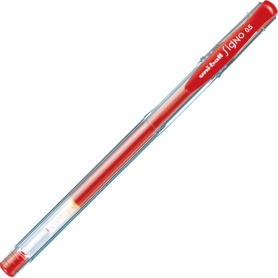 三菱鉛筆　ゲルインクボールペン　ユニボール　シグノ　エコライター　０．５ｍｍ　赤　ＵＭ１００ＥＷ．１５　１セット（１０本）