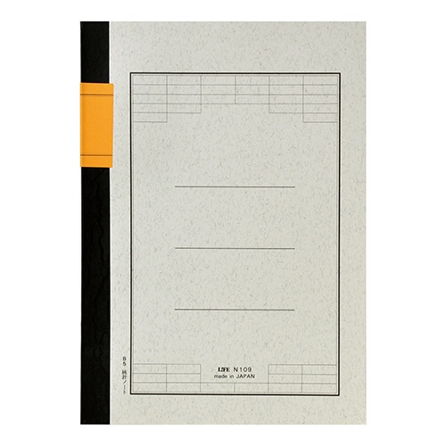 ライフ　統計ノート　Ｂ５タテ　６．６ｍｍ×３３行×７列　４０枚　Ｎ１０９　１セット（１０冊）1