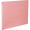 プラス　フラットファイル　樹脂とじ具　Ａ３ヨコ　１５０枚収容　背幅１８ｍｍ　ピンク　Ｎｏ．００２Ｎ　１セット（１０冊）