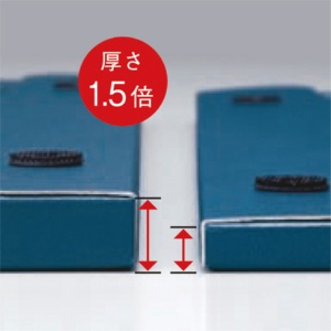 キングジム　図面ファイルＧＳ　Ａ２　２つ折　背幅４０ｍｍ　厚型　ボード表紙（青）　１１８２　１セット（５冊）2