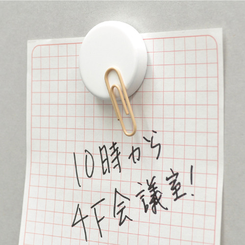 たのめーる】マグエックス 強力カラーマグネット 大 直径30mm 白