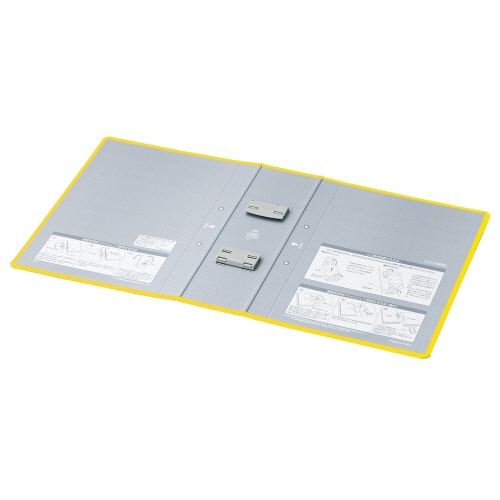 コクヨ　チューブファイル（エコツインＲ）用替表紙　Ａ４タテ　８０ｍｍとじ　黄　フ－ＲＨ６８０Ｙ　１セット（１０冊）2