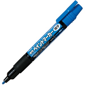 ぺんてる　油性ペン　ペイントマーカー　細字　青　ＭＳＰ２０－Ｃ　１セット（１０本）1