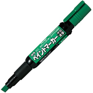 ぺんてる　油性ペン　ペイントマーカー　太字　緑　ＭＷＰ３０－Ｄ　１セット（１０本）1
