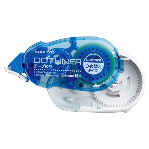 コクヨ　テープのり　ドットライナー　しっかり貼るタイプ　本体　８．４ｍｍ×１６ｍ　タ－ＤＭ４００－０８Ｎ　１セット（１０個）4