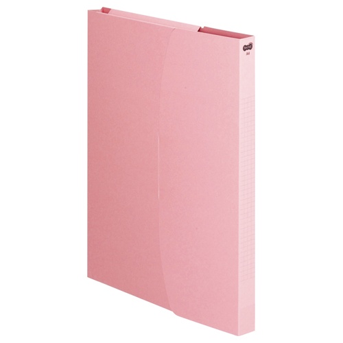 ＴＡＮＯＳＥＥ　ケースファイル　Ａ４　２３０枚収容　背幅２３ｍｍ　ピンク　１セット（１２冊：３冊×４パック）1