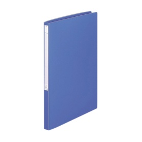 リヒトラブ　パンチレスファイル（ＨＥＡＶＹ　ＤＵＴＹ）　Ａ３タテ　１６０枚収容　背幅２５ｍｍ　藍　Ｆ－３６９－９　１セット（１０冊）