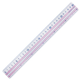 コクヨ　直線定規（まなびすと）（再生ＰＥＴ樹脂製）　３０ｃｍ　ピンク　ＧＹ－ＧＢＡ１１１Ｐ　１セット（１０本）