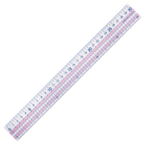 コクヨ　直線定規（まなびすと）（再生ＰＥＴ樹脂製）　３０ｃｍ　ピンク　ＧＹ－ＧＢＡ１１１Ｐ　１セット（１０本）1