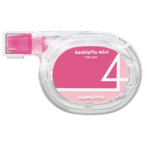 コクヨ　修正テープ（ケシピタミニ）　４ｍｍ×６ｍ　ピンク　ＴＷ－２７４　１セット（１０個）1