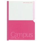 コクヨ　キャンパスノート（パラクルノ）　Ａ５　Ａ罫　８０枚　ピンク　ノ－Ｒ１０８ＡＮ－Ｐ　１セット（５冊）