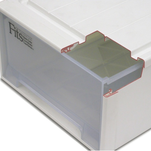 天馬　Ｆｉｔｓ　フィッツケース　ディープ　Ｗ３９０×Ｄ７４０×Ｈ３００ｍｍ　カプチーノ　Ｆ－３９ＬＣＡＰ　１セット（３個）5