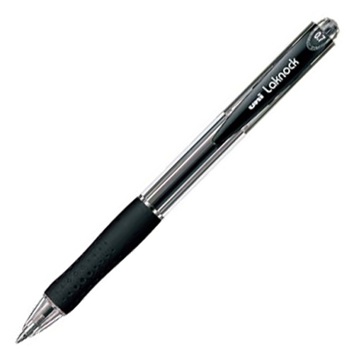 三菱鉛筆　油性ボールペン　ＶＥＲＹ楽ノック　細字　０．７ｍｍ　黒　ＳＮ１０００７．２４　１セット（１０本）1