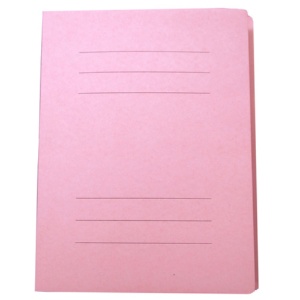 ナカバヤシ　フラットファイルＪ　Ａ４タテ　１５０枚収容　背幅１８ｍｍ　ピンク　フＦ－Ｊ８０Ｐ　１セット（１０冊）1
