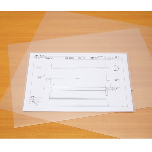 ライオン事務器　図面ホルダー　Ａ２　６０９×４３８ｍｍ　ＤＦ－２　１セット（５枚）3