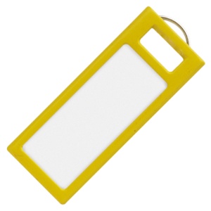 コクヨ　キーホルダー型名札（ＫＥＹＳＹＳ）　黄　ナフ－Ｓ２３０Ｙ　１セット（４０個：４個×１０パック）1