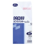 高春堂 ピース ホワイトパッキー 長3 テープ付 80g/m2 〒枠あり 825 1セット(320枚:16枚×20パック)