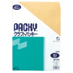 高春堂　ピース　クラフトパッキー　角３　テープなし　８５ｇ／ｍ2　〒枠なし　８８０　１セット（２６０枚：１３枚×２０パック）