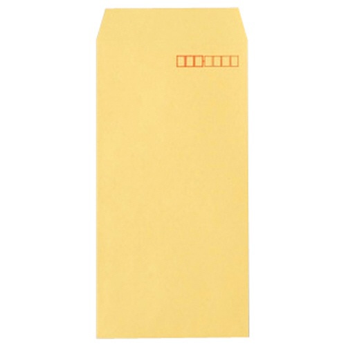 ＴＡＮＯＳＥＥ　Ｒ４０クラフト封筒　長３　７０ｇ／ｍ2　〒枠あり　業務用パック　１セット（３０００枚：１０００枚×３箱）1