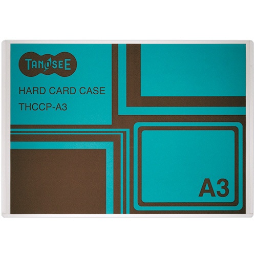 ＴＡＮＯＳＥＥ　ハードカードケース　Ａ３　再生ＰＥＴ　１セット（２０枚）1
