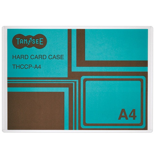 ＴＡＮＯＳＥＥ　ハードカードケース　Ａ４　再生ＰＥＴ　１セット（２０枚）1