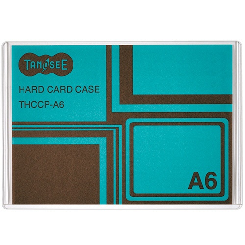 ＴＡＮＯＳＥＥ　ハードカードケース　Ａ６　再生ＰＥＴ　１セット（２０枚）1