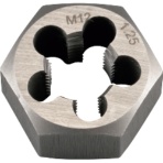 イチネンアクセス　六角ダイス　Ｍ１２×１．２５ｍｍ　六角サイズ２４ｍｍ（合金工具鋼）　２２２４２　１本