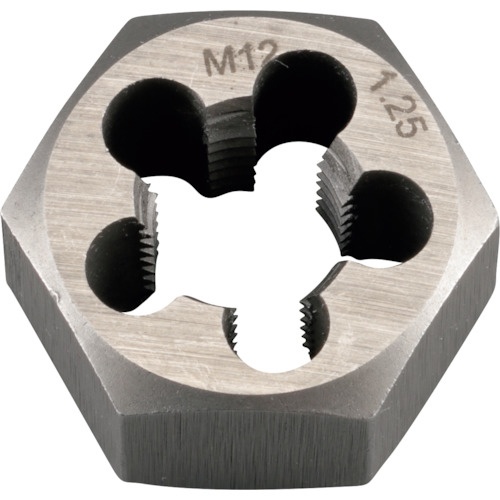 イチネンアクセス　六角ダイス　Ｍ１２×１．２５ｍｍ　六角サイズ２４ｍｍ（合金工具鋼）　２２２４２　１本1